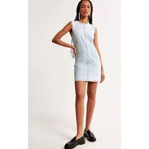 ABERCROMBIE Shell Denim Mini Dress size M